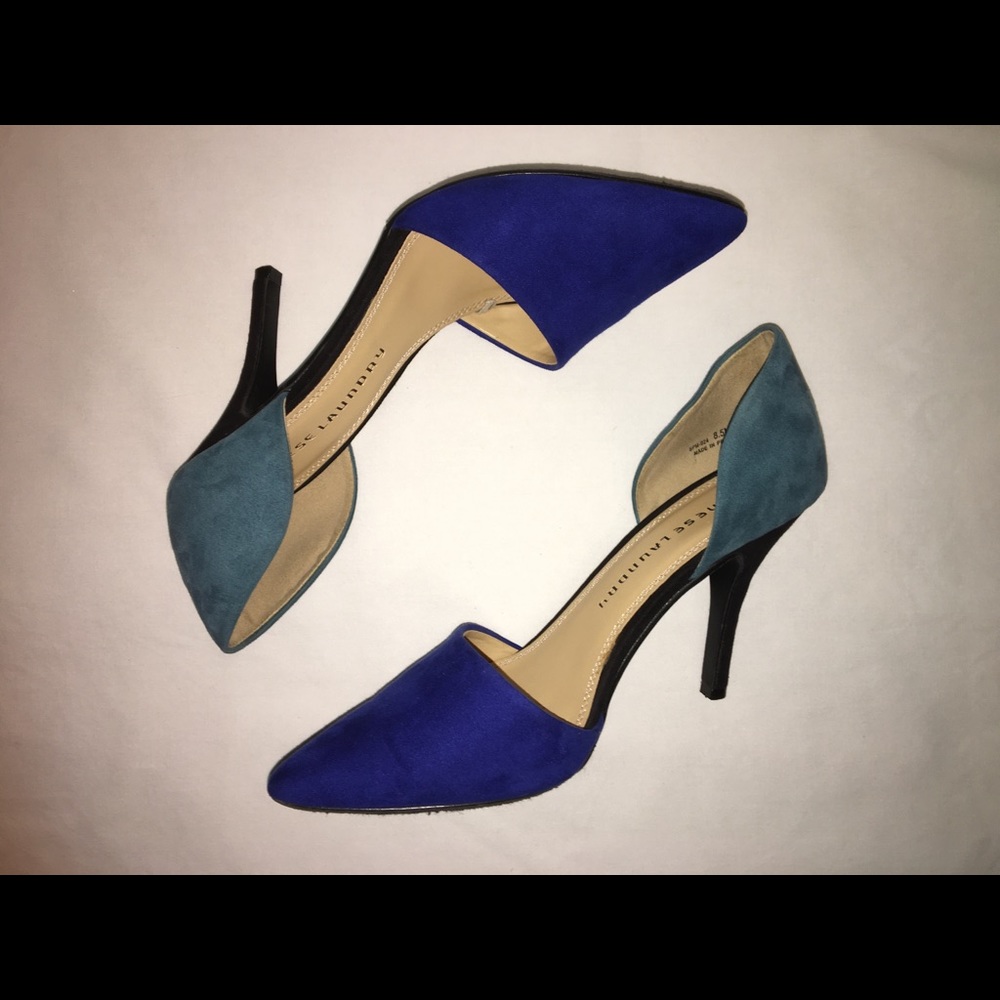 Chinese Laundry Two-Toned Blue D’Orsay Stiletto